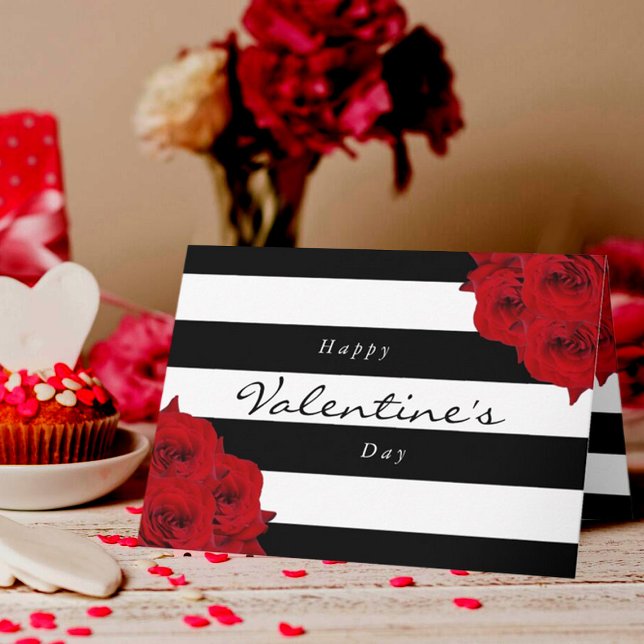 Tarjeta Festiva Modern Luxe Feliz Día de San Valentín (Subido por el creador)