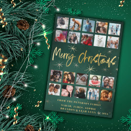 Tarjeta Festiva Modern Merry Christmas 20