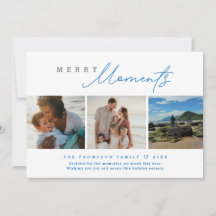Modern Merry Moments Multi-Photo Beach Holiday