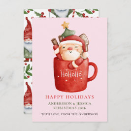 Tarjeta Festiva Modern Photo Christmas