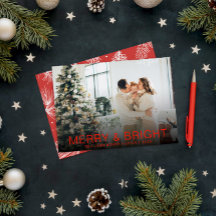 Moderna foto de Navidades con estilo de moras roja