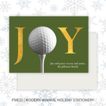 Moderna Joy Golf & Peace Green Navidades