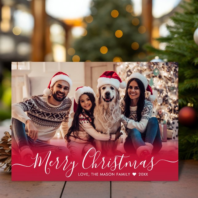 Tarjeta Festiva Moderna y elegante tipografía roja 2 Navidades de  (Subido por el creador)
