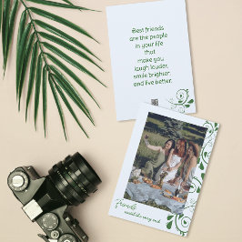 Tarjeta Festiva Moderna y simple foto de Holiday Card