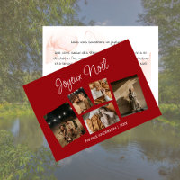 Moderne Joyeux Noël Collage de Photos de Fêtes