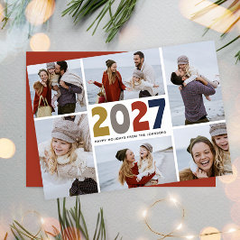 Tarjeta Festiva Moderno 2021 | Fiesta | Año Nuevo | 6 fotos