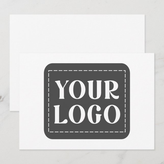 Tarjeta Festiva Moderno, elegante, sofisticado y personalizable (Anverso / Reverso)