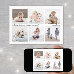Tarjeta Festiva Moderno guión Minimalista 6 Collages de fotos Navi<br><div class="desc">Comparte las simples alegrías de las vacaciones y 6 de tus fotos favoritas con un moderno collage de fotos minimalistas con "festividades y un feliz año nuevo". Todo el texto de esta plantilla puede ser personalizado con cualquier texto, como Feliz Navidad, Felices Fiestas, Saludos de Temporadas, Deseos Jugosos, etc. El...</div>