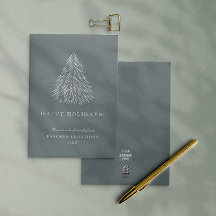 Moderno Mínimo Feliz Festividad Navidades Corporat