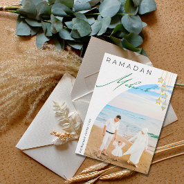 Tarjeta Festiva Moderno Mínimo Islámico Ramadán Foto de Mubarak