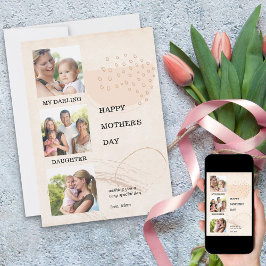 Tarjeta Festiva Moderno resumen editorial del Día de la Madre 3