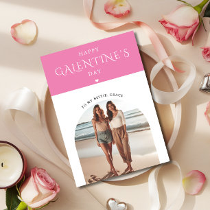 Tarjeta Festiva Moderno y feliz Día de Galentine a mi mejor foto