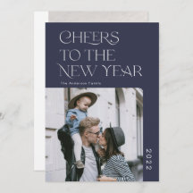 Moderno y simple Feliz Año Nuevo 2022 Foto Festivi