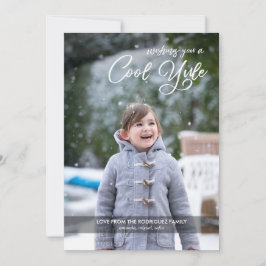 Tarjeta Festiva Modernos Navidades de fotos de Personalizados de G