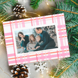 Tarjeta Festiva Modernos Navidades de golosinas de algodón multifo