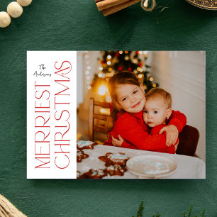 Tarjeta Festiva Modernos Navidades más ricos audaces foto
