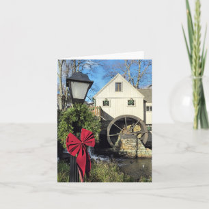 Tarjeta Festiva Molino del grano para moler de Notecard - de