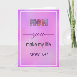 Tarjeta Festiva Mom