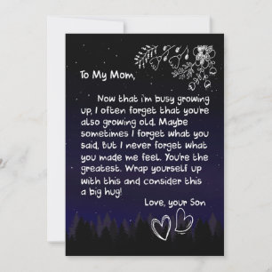 Tarjeta Festiva Mom Lovers   Para Mi Mamá Te Amo Mucho