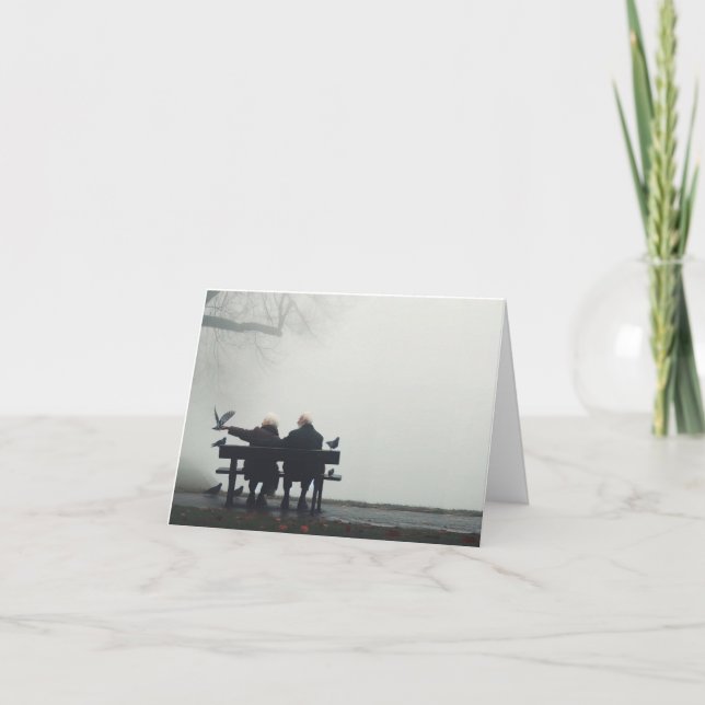 Tarjeta Festiva Momentos brumosos (Anverso)