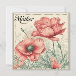 Tarjeta Festiva Momentos con madre: Saludos profundos