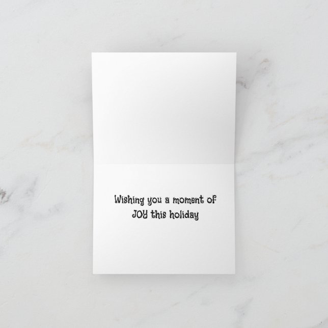 Tarjeta Festiva Momentos de alegría (Interior)