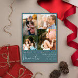 Tarjeta Festiva Momentos mágicos Collage de fotos Navidades famili<br><div class="desc">La tarjeta de felicitación de nuestros Navidades familiares de momento mágico es la manera perfecta de compartir la alegría y el calor de la temporada con sus seres queridos. Esta minimalista tarjeta fotográfica está diseñada para captar la esencia de la unión, lo que la convierte en una opción ideal para...</div>