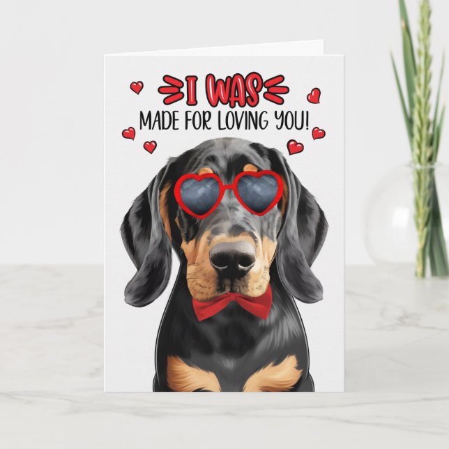 Tarjeta Festiva Moneda de Tan Negro hecha para amarte San Valentín (Anverso)