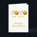 Tarjeta Festiva Moneda divertida de Hanukkah Oy Vey 2020 Gelt<br><div class="desc">Este diseño fue creado a partir de mi pintura de acrílico fluido única. Puede personalizarse haciendo clic en el botón personalizar y cambiando el nombre, las iniciales o las palabras. También puede cambiar el color y estilo del texto o eliminar el texto para un diseño de sólo imagen. Contáctame en...</div>