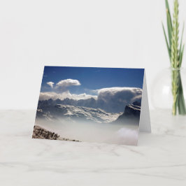 Tarjeta Festiva Mont Blanc Francia