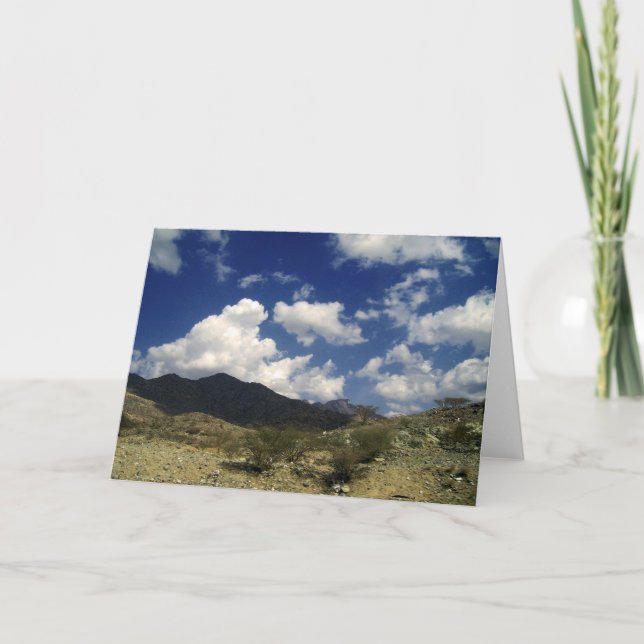 Tarjeta Festiva Montaña (Anverso)