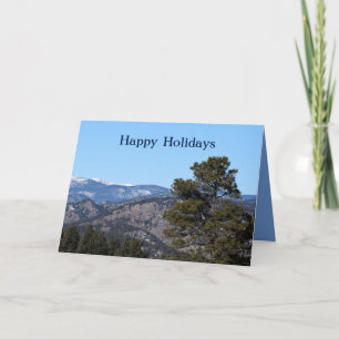Tarjeta Festiva Montañas de Colorado
