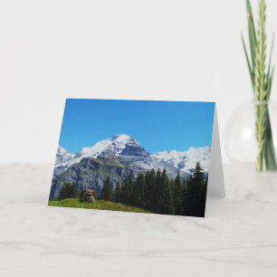 Tarjeta Festiva Montañas suizas