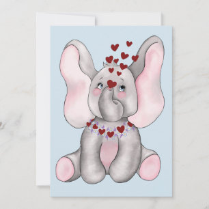 Tarjeta Festiva montones de amor del Día de San Valentín