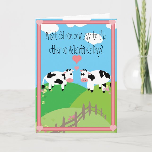 Tarjeta Festiva Moo. (Anverso)