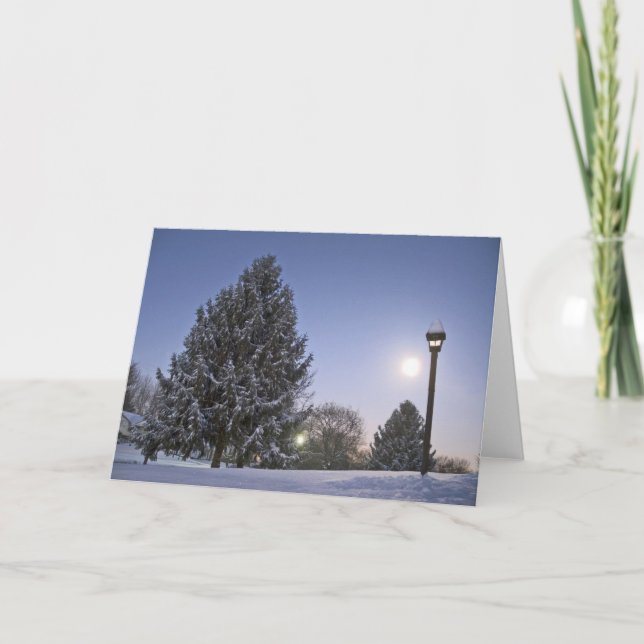 Tarjeta Festiva Moon Rise (Anverso)