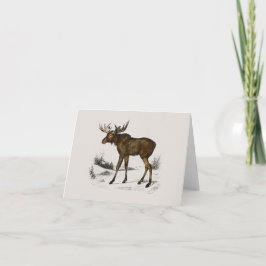 Tarjeta Festiva Moose