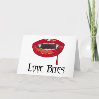 Tarjeta Festiva Mordeduras de amor
