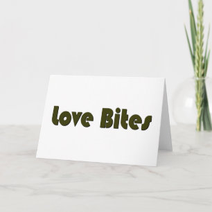 Tarjeta Festiva Mordeduras de amor