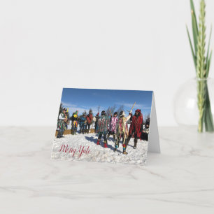 Tarjeta Festiva Morris Yule