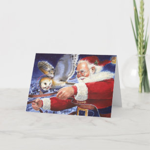 Tarjeta Festiva Mosca por noche