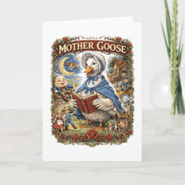 Tarjeta Festiva Mother Goose