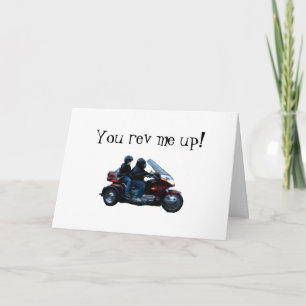 Tarjeta Festiva Motocicleta Mama