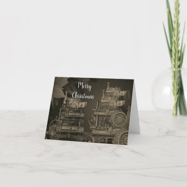 TARJETA FESTIVA MOTOR DE TRACCIÓN DE TRACCIÓN DE LA GRANJA DEL MOT (Anverso)