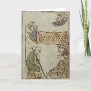 Tarjeta Festiva Ms 108 fol.168 la natividad, de una biblia