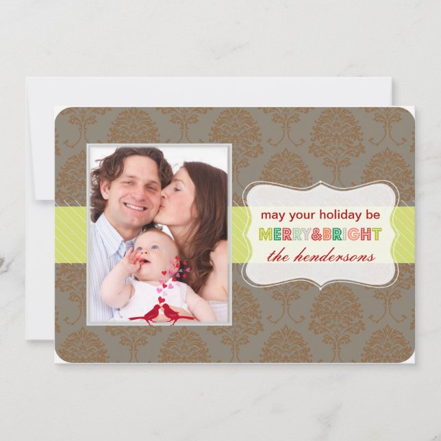 Tarjeta Festiva Muelle de moda PixDezines/utilice una nueva planti (Anverso)