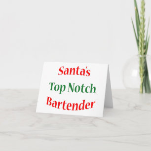 Tarjeta Festiva Muesca de BartenderTop