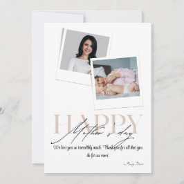 Tarjeta Festiva Muestra a mamá que te importa: Día de la Madre con