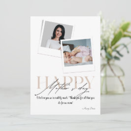 Tarjeta Festiva Muestra a mamá que te importa: Día de la Madre con