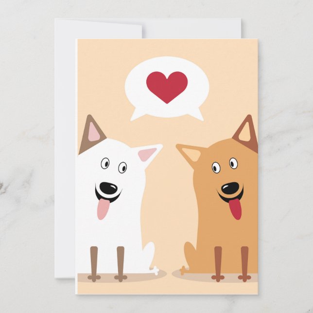 Tarjeta Festiva Muestra tu amor con Corgis (Anverso)